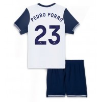 Tottenham Hotspur Pedro Porro #23 Replika babykläder Hemmaställ Barn 2024-25 Kortärmad (+ korta byxor)